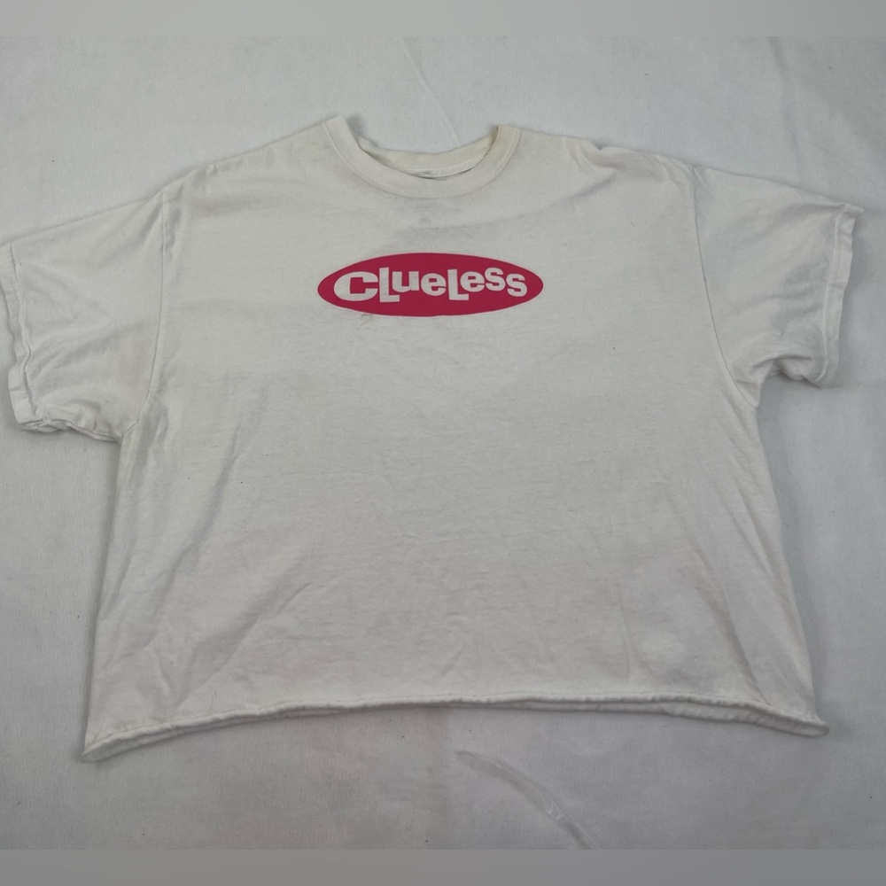 1990s Movie CLUELESS 100% Cotton Graphic Crop T Shirt Size XL SEE DESCRIPTION